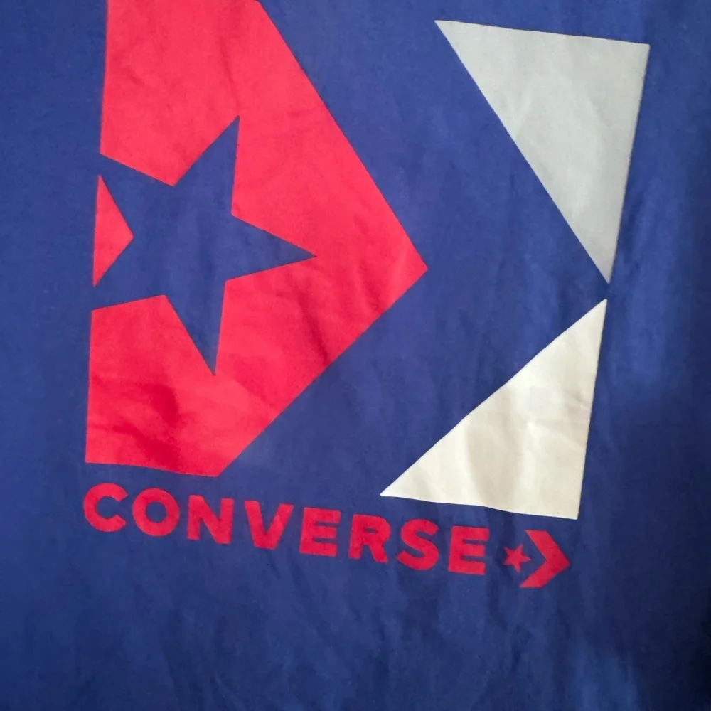 Converse Royal Blue Tee with Red and Gray Logo